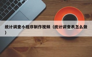淮南统计调查小程序制作视频（统计调查表怎么做）